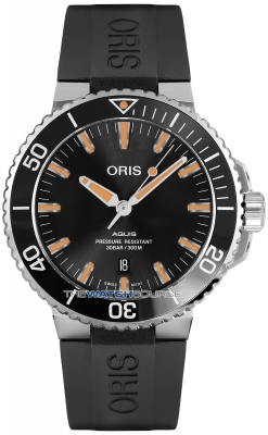 Buy this new Oris Aquis Date 43.5mm 01 733 7730 4159-07 4 24 64EB mens watch for the discount price of £1,232.00. UK Retailer.